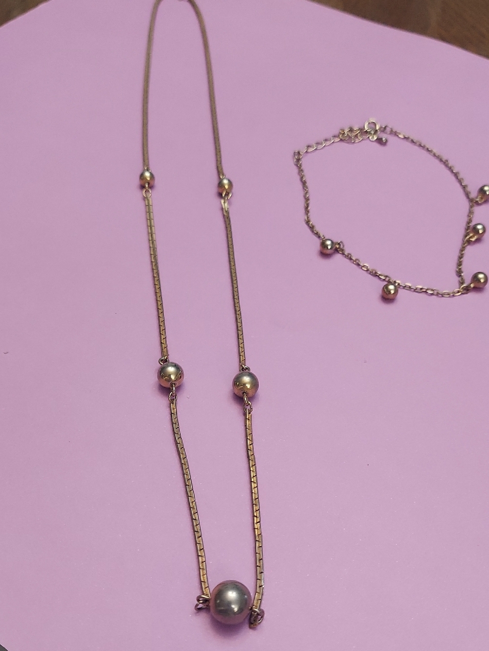 Necklace and Anklet
